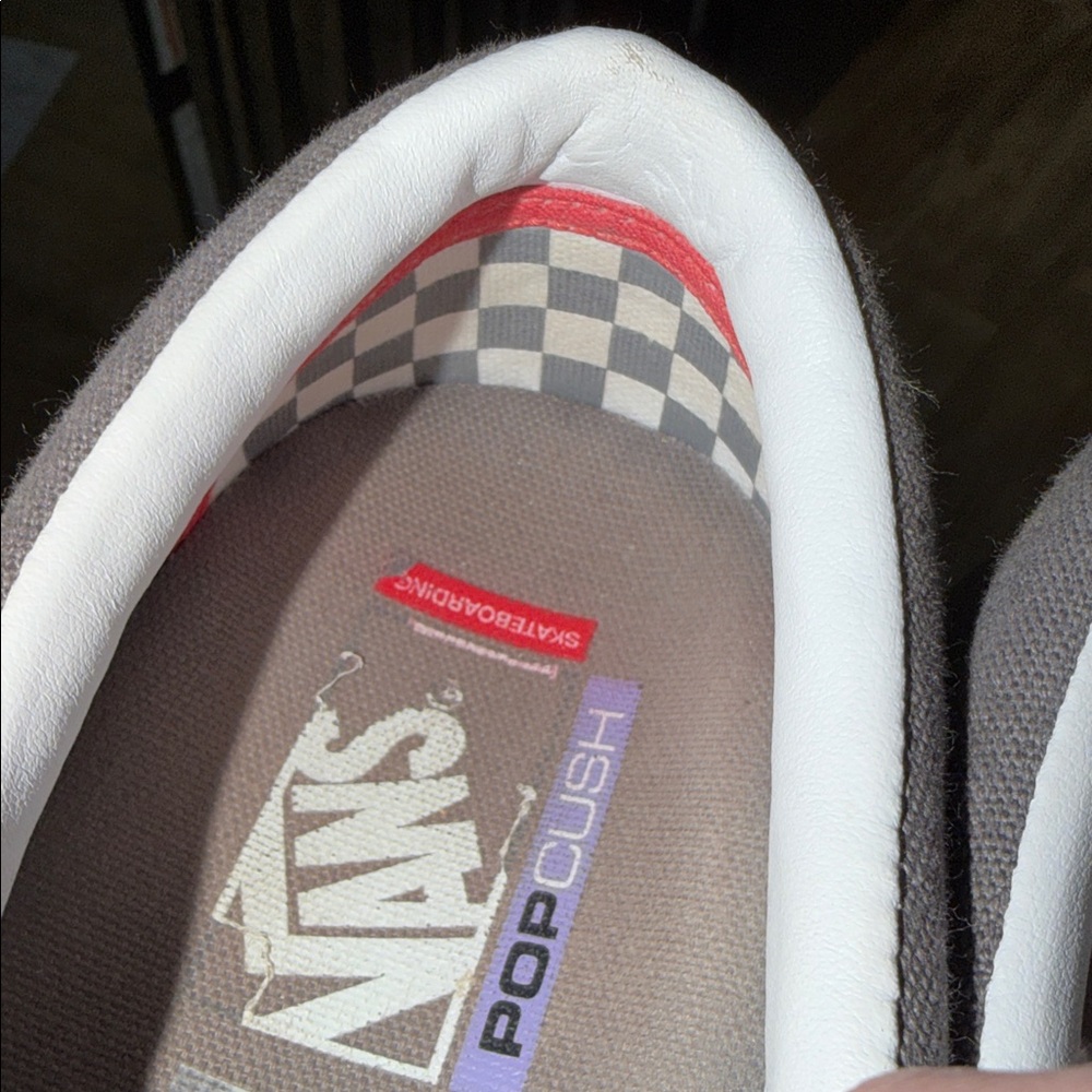 Vans Slip-On Skate Shoes – Gray‎ Suede | Men’s 6.5 / Women’s 8 - Picture 5 of 6